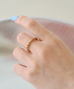 Rouge vif la cle / ルージュ・ヴィフ ラクレ リング | 【OCUCCI jewelry / オクチジュエリー】Rope Ring GD