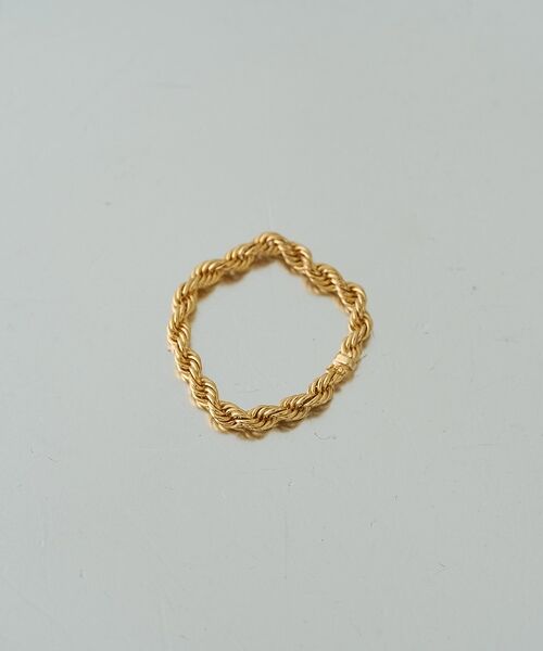 Rouge vif la cle / ルージュ・ヴィフ ラクレ リング | 【OCUCCI jewelry / オクチジュエリー】Rope Ring GD | 詳細1