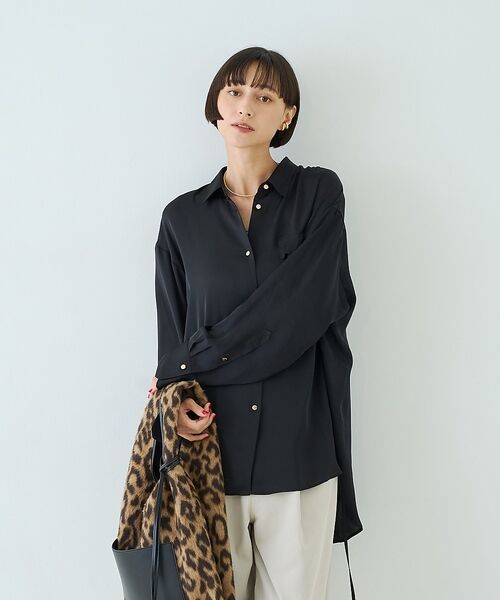 Rouge vif la cle / ルージュ・ヴィフ ラクレ シャツ・ブラウス | サテンウエストリボン付きシャツ【予約】 | 詳細23