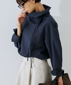 Rouge vif la cle / ルージュ・ヴィフ ラクレ シャツ・ブラウス | コットンスタンドタックブラウス/ボトルネック【予約】