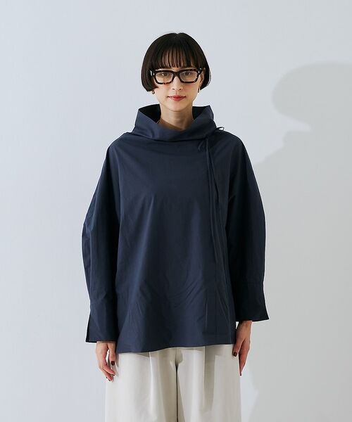 Rouge vif la cle / ルージュ・ヴィフ ラクレ シャツ・ブラウス | コットンスタンドタックブラウス/ボトルネック【予約】 | 詳細19