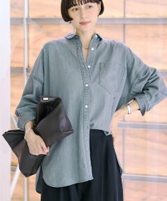 Rouge vif la cle / ルージュ・ヴィフ ラクレ シャツ・ブラウス | 【定番人気 / 2026AW】デニムオーバーサイズシャツ【予約】