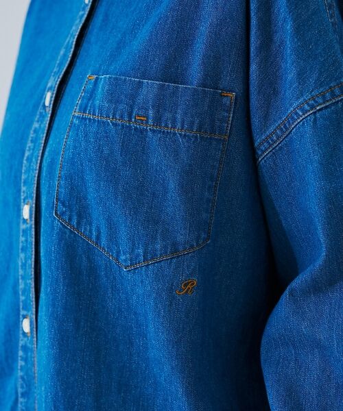 Rouge vif la cle / ルージュ・ヴィフ ラクレ シャツ・ブラウス | 【定番人気 / 2026AW】デニムオーバーサイズシャツ【予約】 | 詳細18