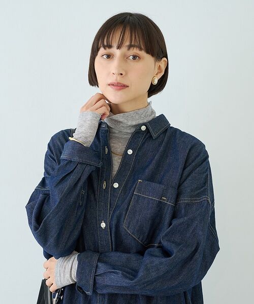 Rouge vif la cle / ルージュ・ヴィフ ラクレ シャツ・ブラウス | 【定番人気 / 2026AW】デニムオーバーサイズシャツ【予約】 | 詳細23