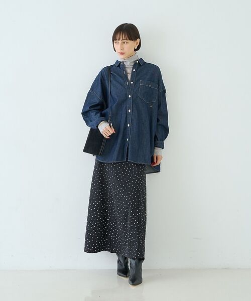Rouge vif la cle / ルージュ・ヴィフ ラクレ シャツ・ブラウス | 【定番人気 / 2026AW】デニムオーバーサイズシャツ【予約】 | 詳細26