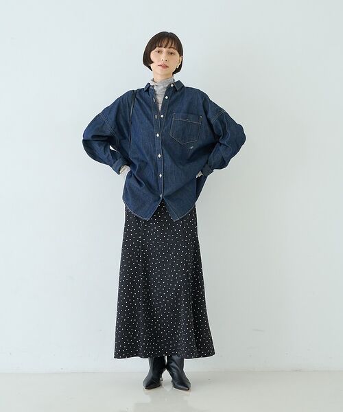 Rouge vif la cle / ルージュ・ヴィフ ラクレ シャツ・ブラウス | 【定番人気 / 2026AW】デニムオーバーサイズシャツ【予約】 | 詳細29