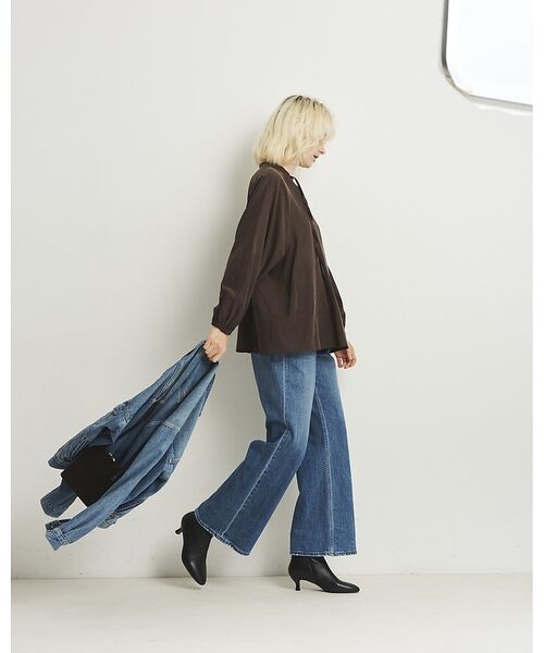 Rouge vif la cle / ルージュ・ヴィフ ラクレ シャツ・ブラウス | 【セットアップ対応】フィブリルスキッパーブラウス | 詳細22