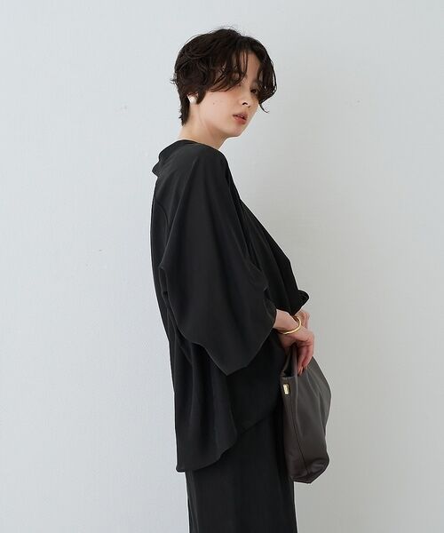 Rouge vif la cle / ルージュ・ヴィフ ラクレ シャツ・ブラウス | 【セットアップ対応】フィブリルスキッパーブラウス【予約】 | 詳細21