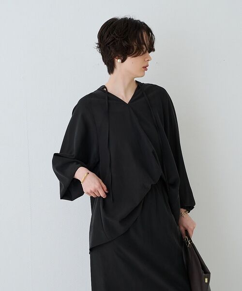 Rouge vif la cle / ルージュ・ヴィフ ラクレ シャツ・ブラウス | 【セットアップ対応】フィブリルスキッパーブラウス【予約】 | 詳細22
