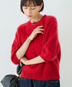Rouge vif la cle / ルージュ・ヴィフ ラクレ ニット・セーター | カシミヤ混ウール半袖ニット【予約】
