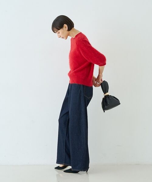Rouge vif la cle / ルージュ・ヴィフ ラクレ ニット・セーター | カシミヤ混ウール半袖ニット【予約】 | 詳細20