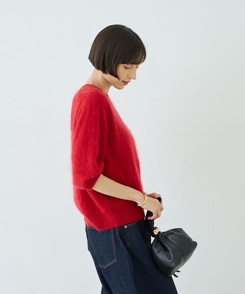 Rouge vif la cle / ルージュ・ヴィフ ラクレ ニット・セーター | カシミヤ混ウール半袖ニット【予約】 | 詳細14