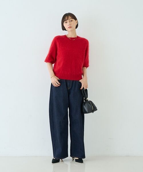 Rouge vif la cle / ルージュ・ヴィフ ラクレ ニット・セーター | カシミヤ混ウール半袖ニット【予約】 | 詳細19
