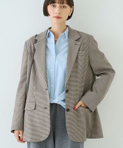 Rouge vif la cle / ルージュ・ヴィフ ラクレ テーラードジャケット | ウール混ストレッチツイルシングルテーラージャケット【予約】