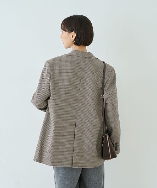 Rouge vif la cle / ルージュ・ヴィフ ラクレ テーラードジャケット | ウール混ストレッチツイルシングルテーラージャケット【予約】 | 詳細24