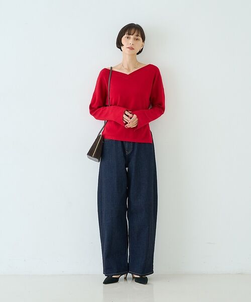 Rouge vif la cle / ルージュ・ヴィフ ラクレ デニムパンツ | 【RED CARD / レッドカード】別注Montana Midrise/モンタ | 詳細21