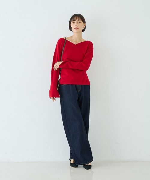 Rouge vif la cle / ルージュ・ヴィフ ラクレ デニムパンツ | 【RED CARD / レッドカード】別注Montana Midrise/モンタ | 詳細23