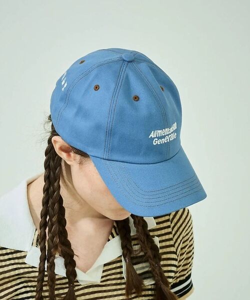 Rouge vif la cle / ルージュ・ヴィフ ラクレ ハット | 【LY / エルワイ】ロゴ / サイン刺繍キャップ sign cap（ブルー）