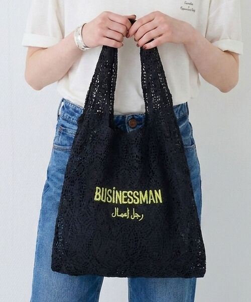Rouge vif la cle / ルージュ・ヴィフ ラクレ トートバッグ | 【LY / エルワイ】スークバッグ / 刺繍ロゴレーストートバッグ / Souk（ブラック）