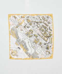 Rouge vif la cle / ルージュ・ヴィフ ラクレ バンダナ・スカーフ | 【manipuri/マニプリ】ヴォヤージュ・ア・パリ 65×65 シルク/スカー