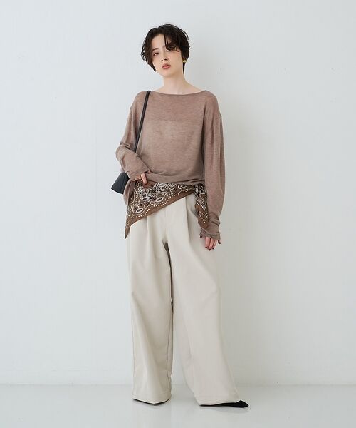 Rouge vif la cle / ルージュ・ヴィフ ラクレ バンダナ・スカーフ | 【manipuri/マニプリ】88×88 大判スカーフ カレイドバンダナ/ストー | 詳細6