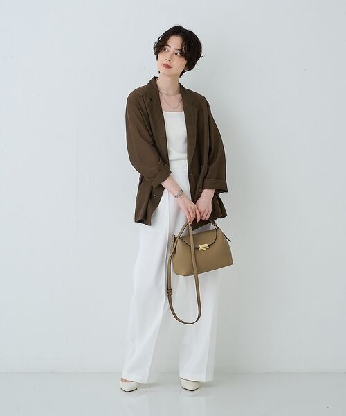 Rouge vif la cle / ルージュ・ヴィフ ラクレ ショルダーバッグ | 【PUNTI. / プンティ】レザーハンドルショルダーバッグ MAGNOLIA- | 詳細6