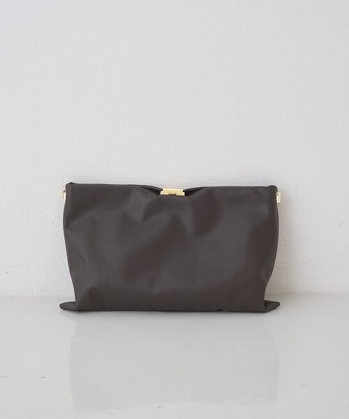 Rouge vif la cle / ルージュ・ヴィフ ラクレ ショルダーバッグ | 【PUNTI. / プンティ】3WAYレザークラッチバッグ/ショルダー付き/GR | 詳細22