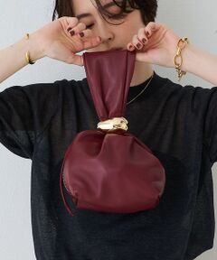 Rouge vif la cle / ルージュ・ヴィフ ラクレ ハンドバッグ | 【AULENTTI / オウレンティ】巾着ワンハンドルミニハンドバッグ【予約】
