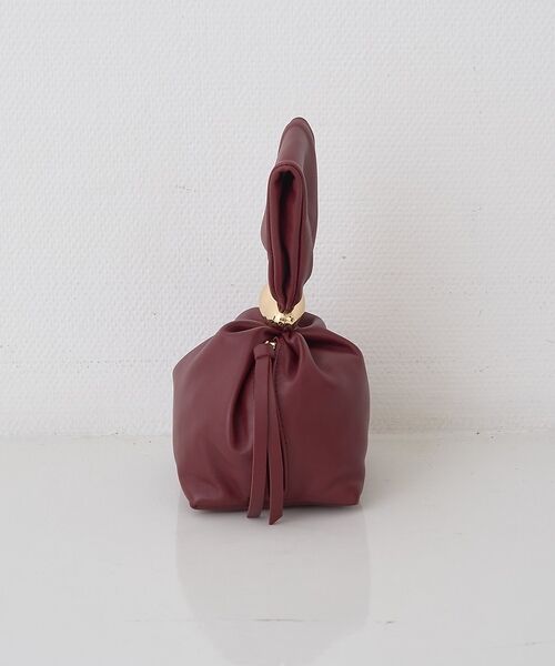Rouge vif la cle / ルージュ・ヴィフ ラクレ ハンドバッグ | 【AULENTTI / オウレンティ】巾着ワンハンドルミニハンドバッグ【予約】 | 詳細7