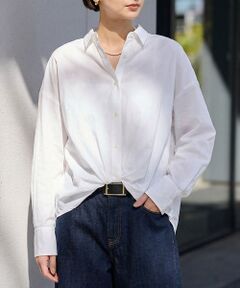 Rouge vif la cle / ルージュ・ヴィフ ラクレ シャツ・ブラウス | ポリエステルコットンツイストシャツ【予約】