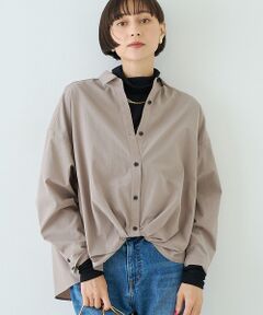 Rouge vif la cle / ルージュ・ヴィフ ラクレ シャツ・ブラウス | ポリエステルコットンツイストシャツ【予約】