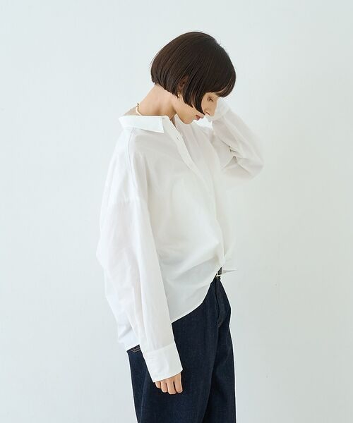Rouge vif la cle / ルージュ・ヴィフ ラクレ シャツ・ブラウス | ポリエステルコットンツイストシャツ【予約】 | 詳細4