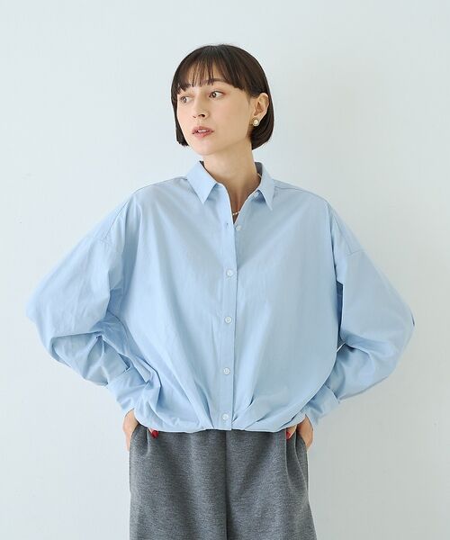 Rouge vif la cle / ルージュ・ヴィフ ラクレ シャツ・ブラウス | ポリエステルコットンツイストシャツ【予約】 | 詳細11