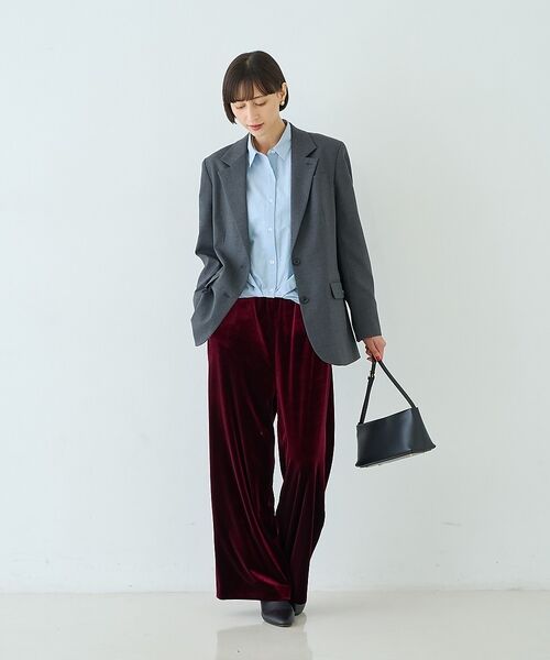 Rouge vif la cle / ルージュ・ヴィフ ラクレ シャツ・ブラウス | ポリエステルコットンツイストシャツ【予約】 | 詳細19
