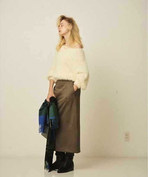 Rouge vif la cle / ルージュ・ヴィフ ラクレ ニット・セーター | 【人気追加2026AW】3wayルーズラメニット/オフショルダー/ワンショルダー | 詳細17