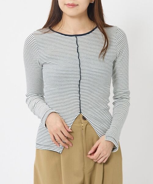 Rouge vif la cle / ルージュ・ヴィフ ラクレ Tシャツ | 【Robert P Miller | ロバート・ピー・ミラー】Prib Slit（ホワイト系その他1）