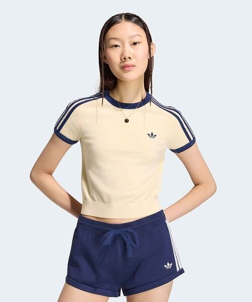 Rouge vif la cle / ルージュ・ヴィフ ラクレ Tシャツ | 【adidas / アディダス】ニットT/カットソー/ニット/ラウンドネックTシ | 詳細2