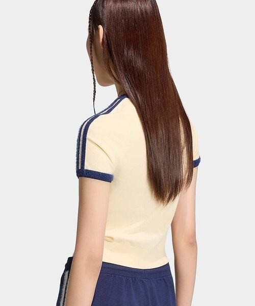 Rouge vif la cle / ルージュ・ヴィフ ラクレ Tシャツ | 【adidas / アディダス】ニットT/カットソー/ニット/ラウンドネックTシ | 詳細3