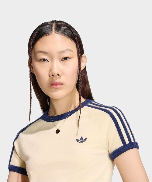 Rouge vif la cle / ルージュ・ヴィフ ラクレ Tシャツ | 【adidas / アディダス】ニットT/カットソー/ニット/ラウンドネックTシ | 詳細4