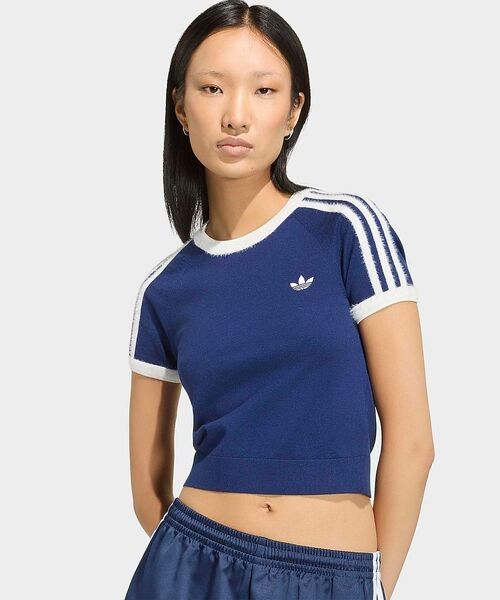 Rouge vif la cle / ルージュ・ヴィフ ラクレ Tシャツ | 【adidas / アディダス】ニットT/カットソー/ニット/ラウンドネックTシ | 詳細7