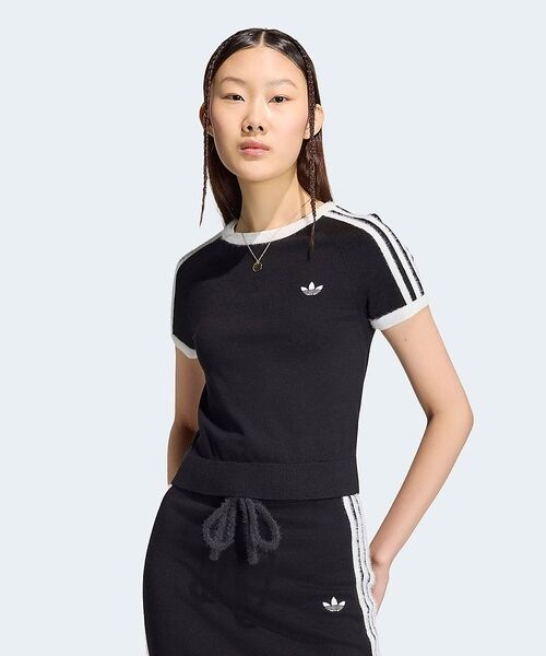 Rouge vif la cle / ルージュ・ヴィフ ラクレ Tシャツ | 【adidas / アディダス】ニットT/カットソー/ニット/ラウンドネックTシ | 詳細13
