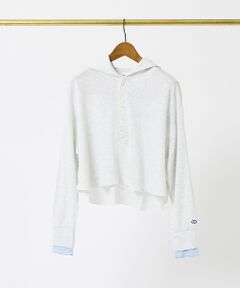 Rouge vif la cle / ルージュ・ヴィフ ラクレ Tシャツ | 【DISCUS/ディスカス】ワッフルヘンリーネックフェイクレイヤードフードロンT