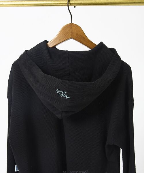Rouge vif la cle / ルージュ・ヴィフ ラクレ Tシャツ | 【DISCUS/ディスカス】ワッフルヘンリーネックフェイクレイヤードフードロンT | 詳細12