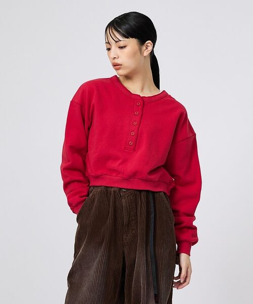 Rouge vif la cle / ルージュ・ヴィフ ラクレ Tシャツ | 【DISCUS/ディスカス】ワイドクルーネックプルオーバー/カットソー/裏毛/ピ | 詳細3