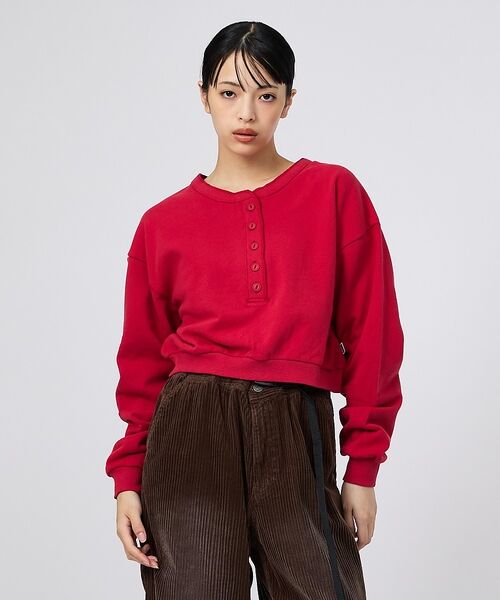 Rouge vif la cle / ルージュ・ヴィフ ラクレ Tシャツ | 【DISCUS/ディスカス】ワイドクルーネックプルオーバー/カットソー/裏毛/ピ | 詳細4