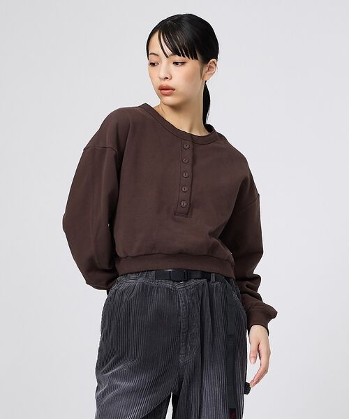 Rouge vif la cle / ルージュ・ヴィフ ラクレ Tシャツ | 【DISCUS/ディスカス】ワイドクルーネックプルオーバー/カットソー/裏毛/ピ | 詳細8