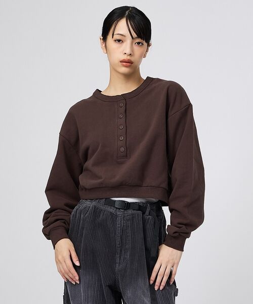 Rouge vif la cle / ルージュ・ヴィフ ラクレ Tシャツ | 【DISCUS/ディスカス】ワイドクルーネックプルオーバー/カットソー/裏毛/ピ | 詳細9