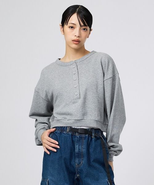Rouge vif la cle / ルージュ・ヴィフ ラクレ Tシャツ | 【DISCUS/ディスカス】ワイドクルーネックプルオーバー/カットソー/裏毛/ピ | 詳細12