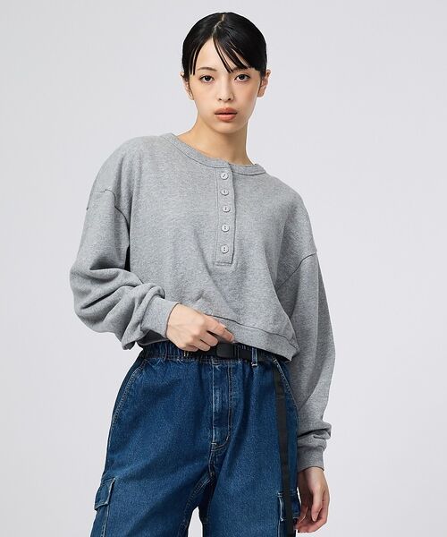 Rouge vif la cle / ルージュ・ヴィフ ラクレ Tシャツ | 【DISCUS/ディスカス】ワイドクルーネックプルオーバー/カットソー/裏毛/ピ | 詳細13
