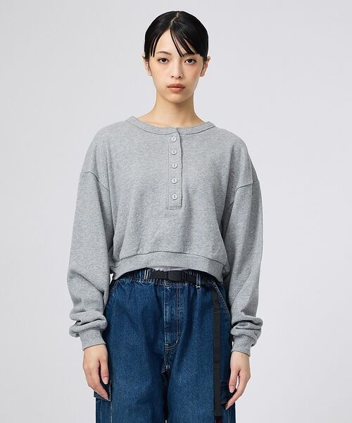 Rouge vif la cle / ルージュ・ヴィフ ラクレ Tシャツ | 【DISCUS/ディスカス】ワイドクルーネックプルオーバー/カットソー/裏毛/ピ | 詳細15